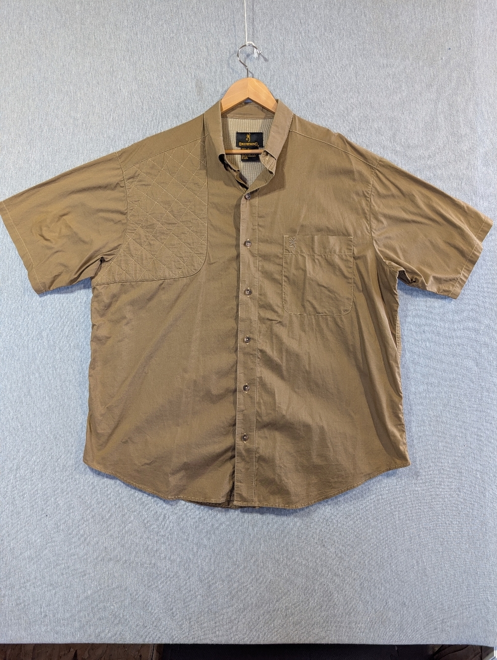 Browning Hunting Outdoor Shirt Men's XL Brown